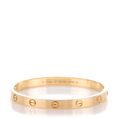 Cartier 18K Yellow Gold LOVE Bracelet 17 1 of 7
