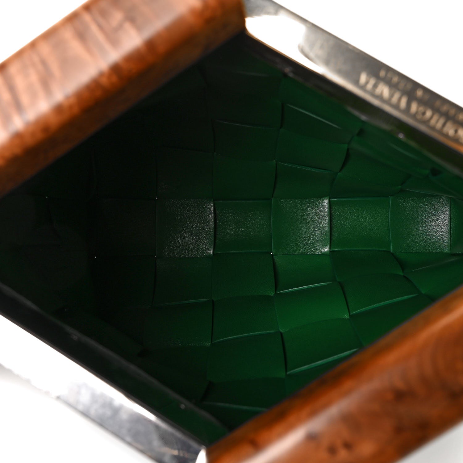 Bottega Veneta Nappa Intrecciato The Snap Clutch Racing Green 9 of 18