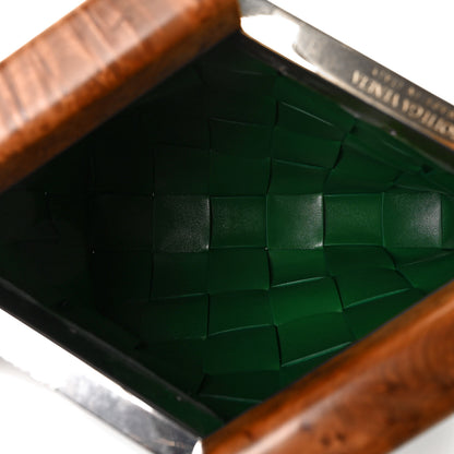 Bottega Veneta Nappa Intrecciato The Snap Clutch Racing Green 9 of 18