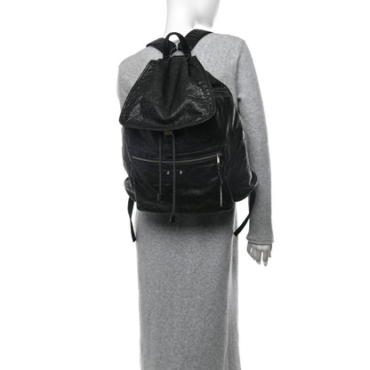 Balenciaga Agneau Classic Silver Hardware S Traveler Backpack Black 2 of 17