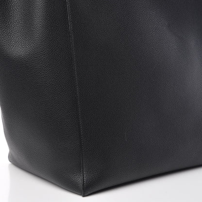 Celine Soft Grained Calfskin Medium Belt Cabas Phantom Black 7 of 9