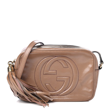 Gucci Vernice Naplack Small Soho Disco Bag Dark Cipria 1 of 4