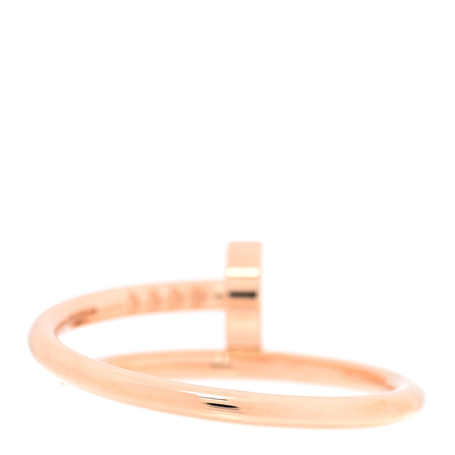 18K Pink Gold Small Juste Un Clou Ring 52 6