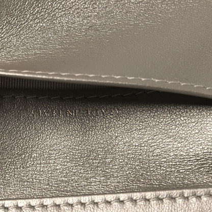 Chanel Metallic Aged Calfskin Quilted Reissue Compact Wallet Gold 7 of 9