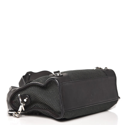 Balenciaga Lambskin Canvas Classic Silver Hardware Mini City Black 4 of 7