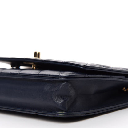 Chanel Lambskin Quilted Trendy CC Wallet On Chain WOC Navy 7 of 11