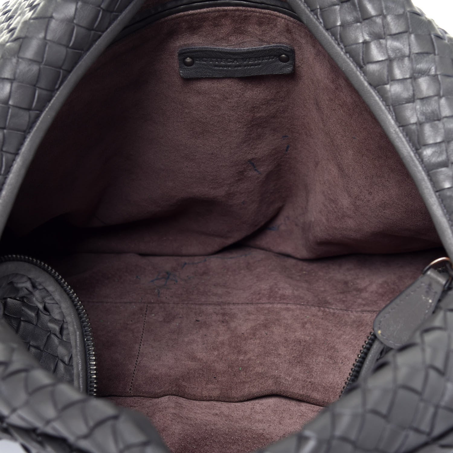 Bottega Veneta Nappa Intrecciato Large Veneta Hobo Grey 5 of 10