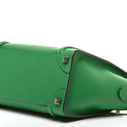 Celine Drummed Calfskin Micro Luggage Mint 8 of 8