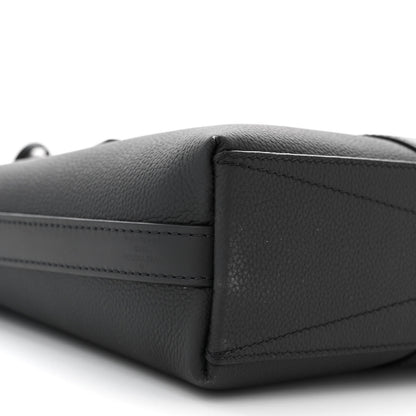 Louis Vuitton Calfskin Aerogram Takeoff Briefcase Black 8 of 10