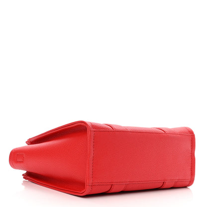Marc Jacobs Grained Calfskin Small The Tote Bag Red 4 of 10