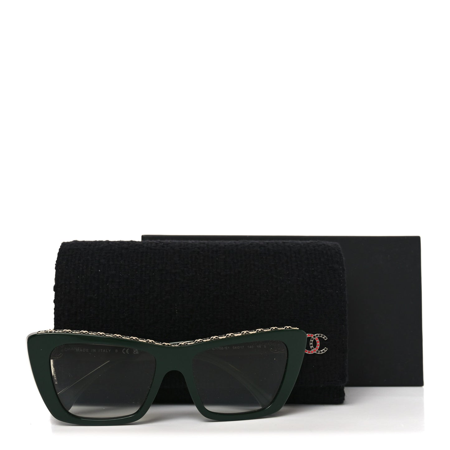 Acetate Butterfly Sunglasses 5540-A Green
