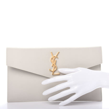 Saint Laurent Grain De Poudre Uptown Pouch Crema Soft 2 of 8