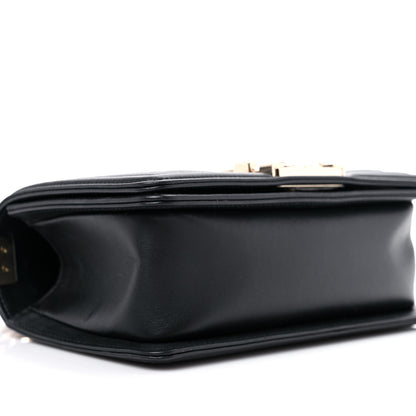 Chanel Calfskin Chevron Quilted Small Boy Flap Black 8 of 13