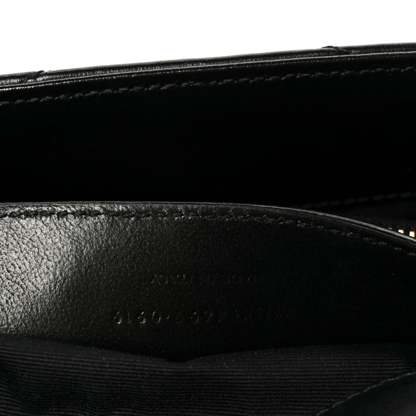 Calfskin Y Quilted Monogram Small Loulou Chain Satchel Black