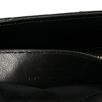 Saint Laurent Calfskin Y Quilted Monogram Small Loulou Chain Satchel Black 9 of 12