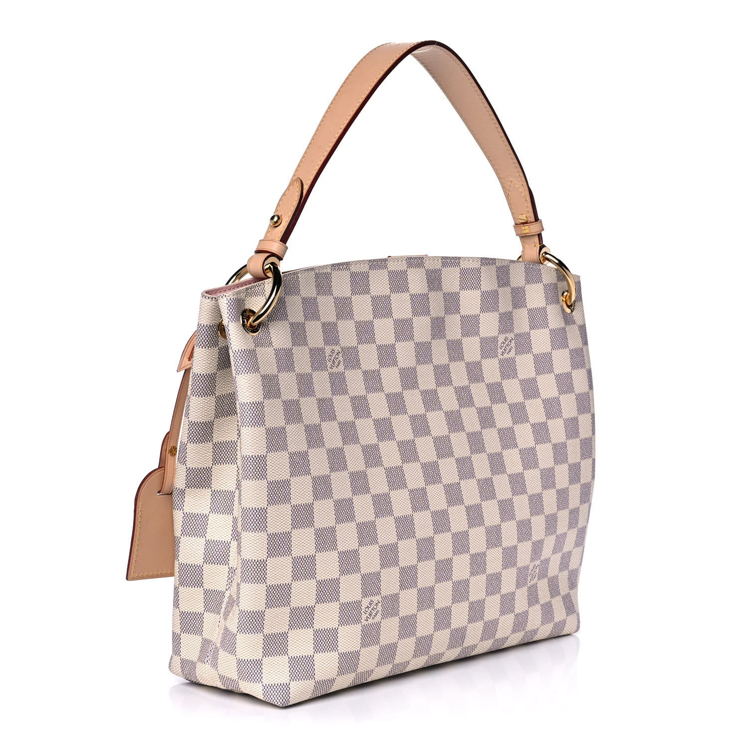 Louis Vuitton Damier Azur Graceful PM Rose Ballerine 3 of 12