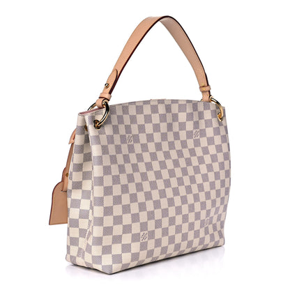 Louis Vuitton Damier Azur Graceful PM Rose Ballerine 3 of 12