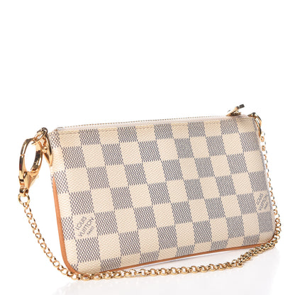 Louis Vuitton Damier Azur Pochette Milla MM 3 of 9