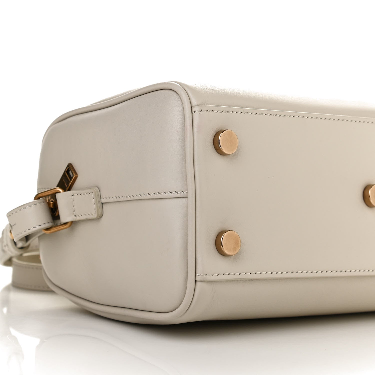 Saint Laurent Calfskin Classic Baby Duffle Dove White 9 of 12
