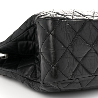 Chanel Aged Calfskin Reissue 2.55 Tote Black 9 of 10
