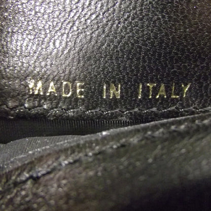 Chanel Leather Chocolate Bar Quilted Tri-Fold Wallet Black 9 of 11