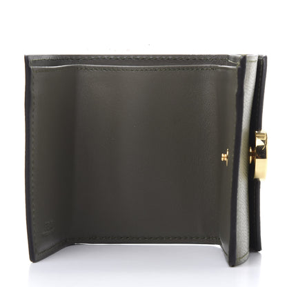 Fendi Vitello Cruise F is Fendi Micro Tri-Fold Envelope Wallet Asparago 5 of 11