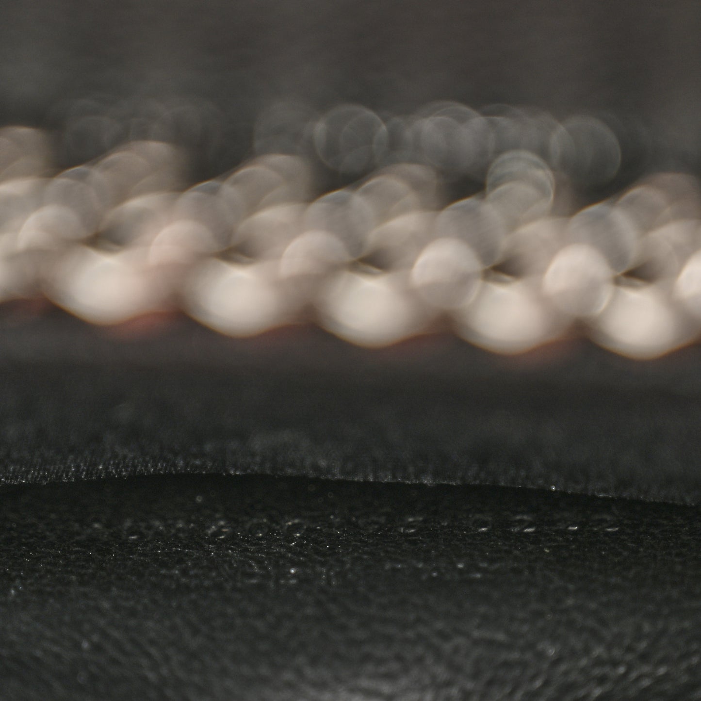 Grain De Poudre Textured Mixed Matelasse Triquilt Small Monogram Satchel Black