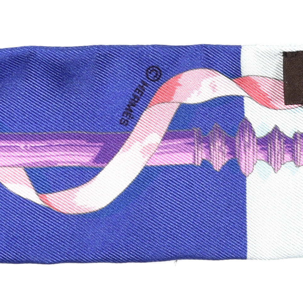 Silk Ferronnerie Twilly Mauve Rouge Ciel
