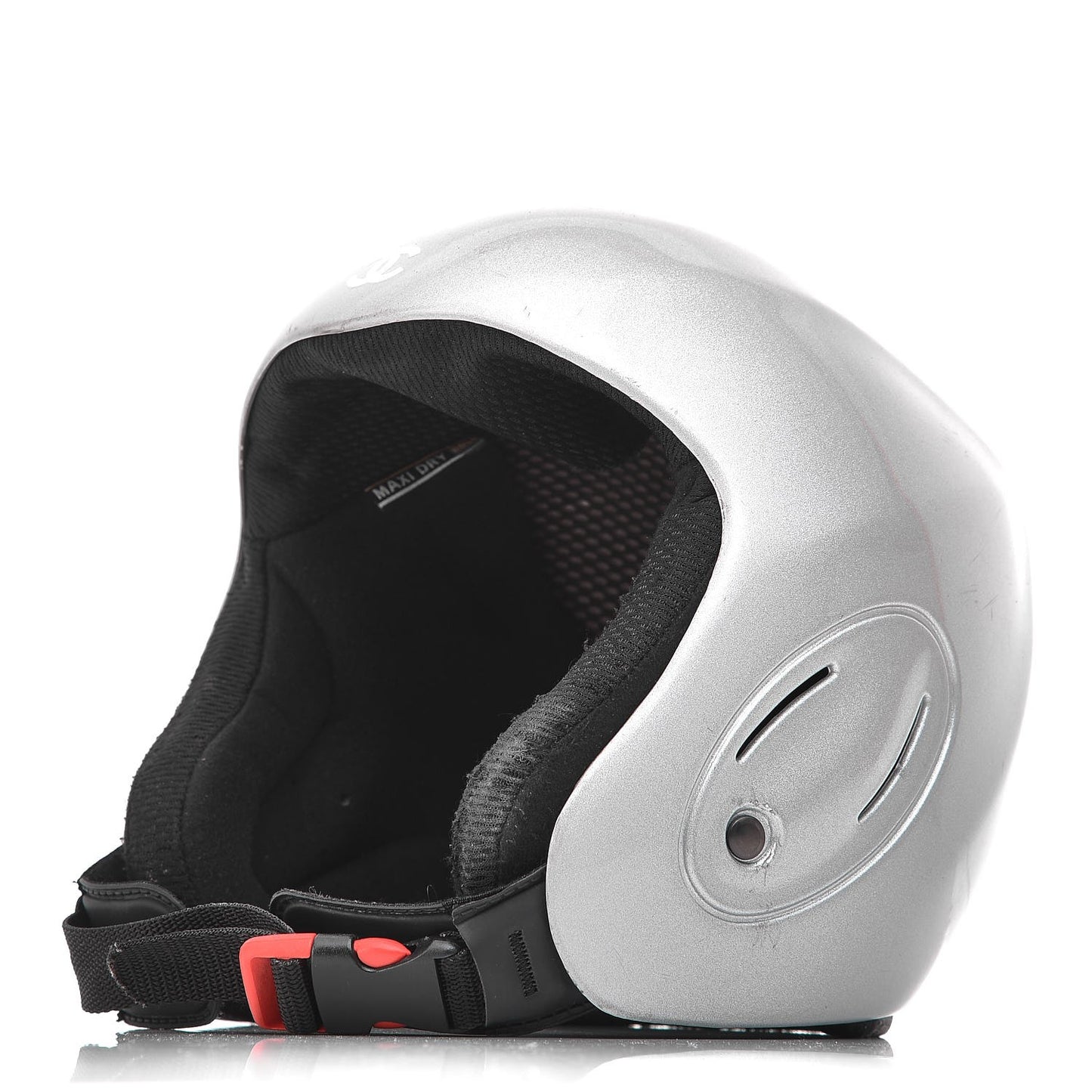 Metallic Ski Helmet Grey