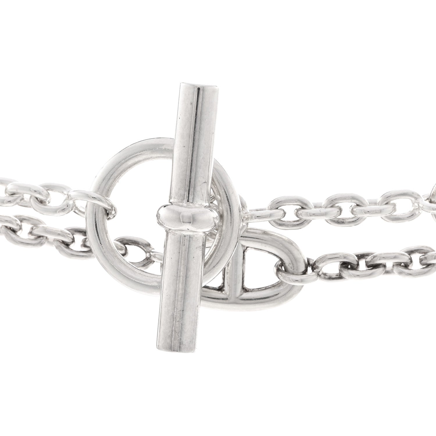 Hermes Sterling Silver Farandole Necklace 120 4 of 6