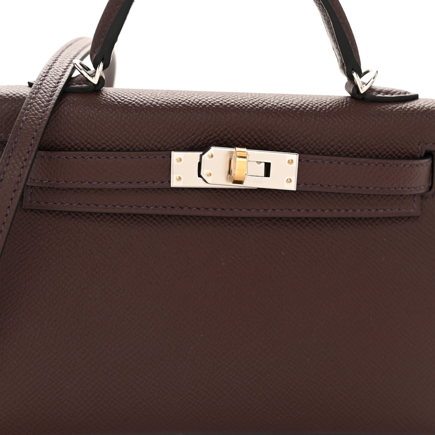 Epsom Mini Kelly Sellier 20 Rouge Sellier