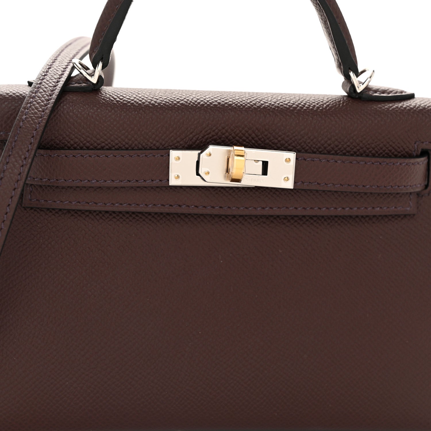 Hermes Epsom Mini Kelly Sellier 20 Rouge Sellier 8 of 13