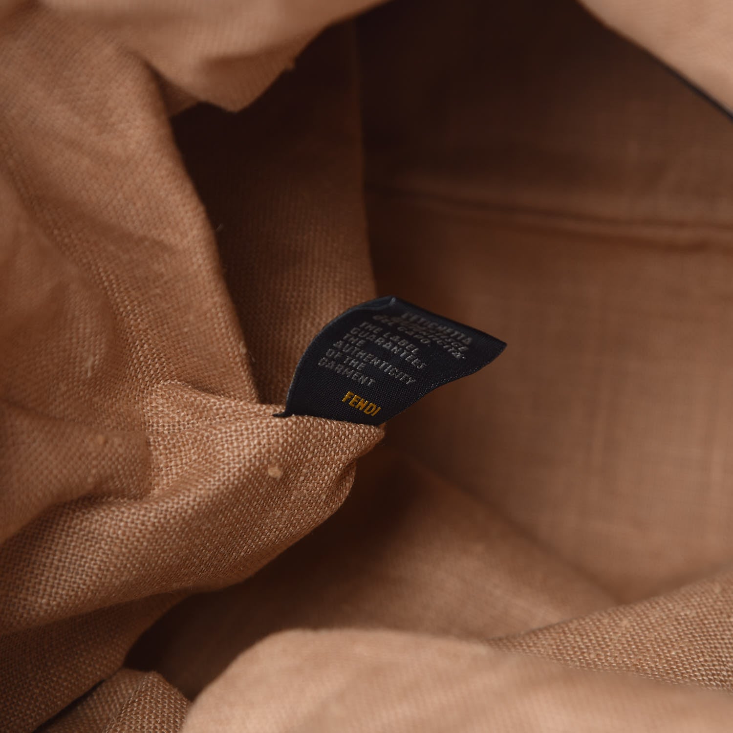 Fendi Zucca Nappa Nuvolata Vitello Tortuga Spy Tobacco Moro 9 of 18