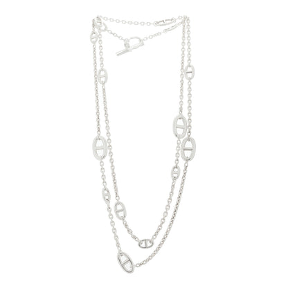 Hermes Sterling Silver Farandole Necklace 120 3 of 6