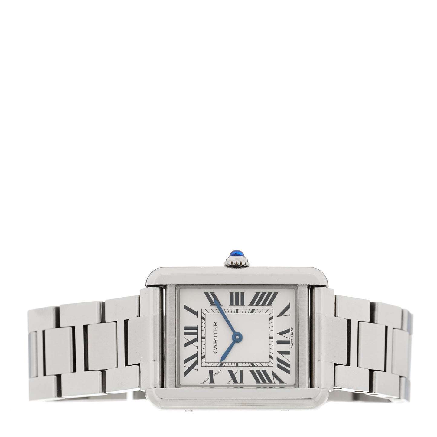 Stainless Steel 24mm Tank Solo Quartz Watch