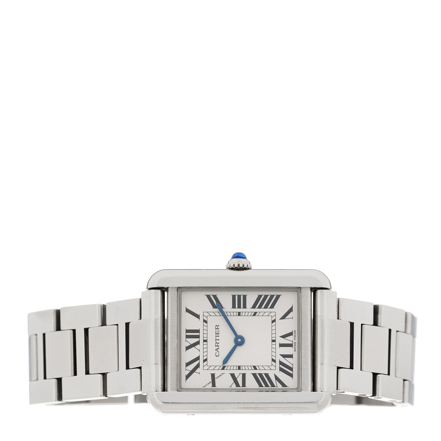 Cartier Stainless Steel 24mm Tank Solo Quartz Watch 2 of 4