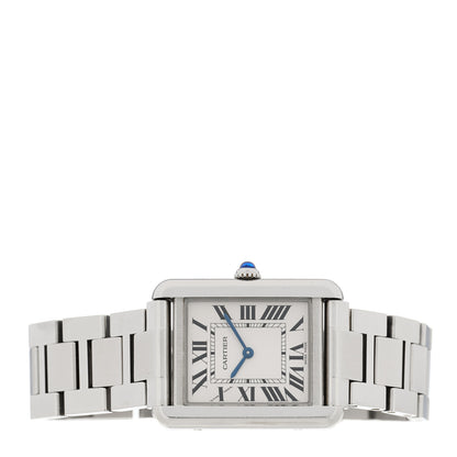 Cartier Stainless Steel 24mm Tank Solo Quartz Watch 2 of 4