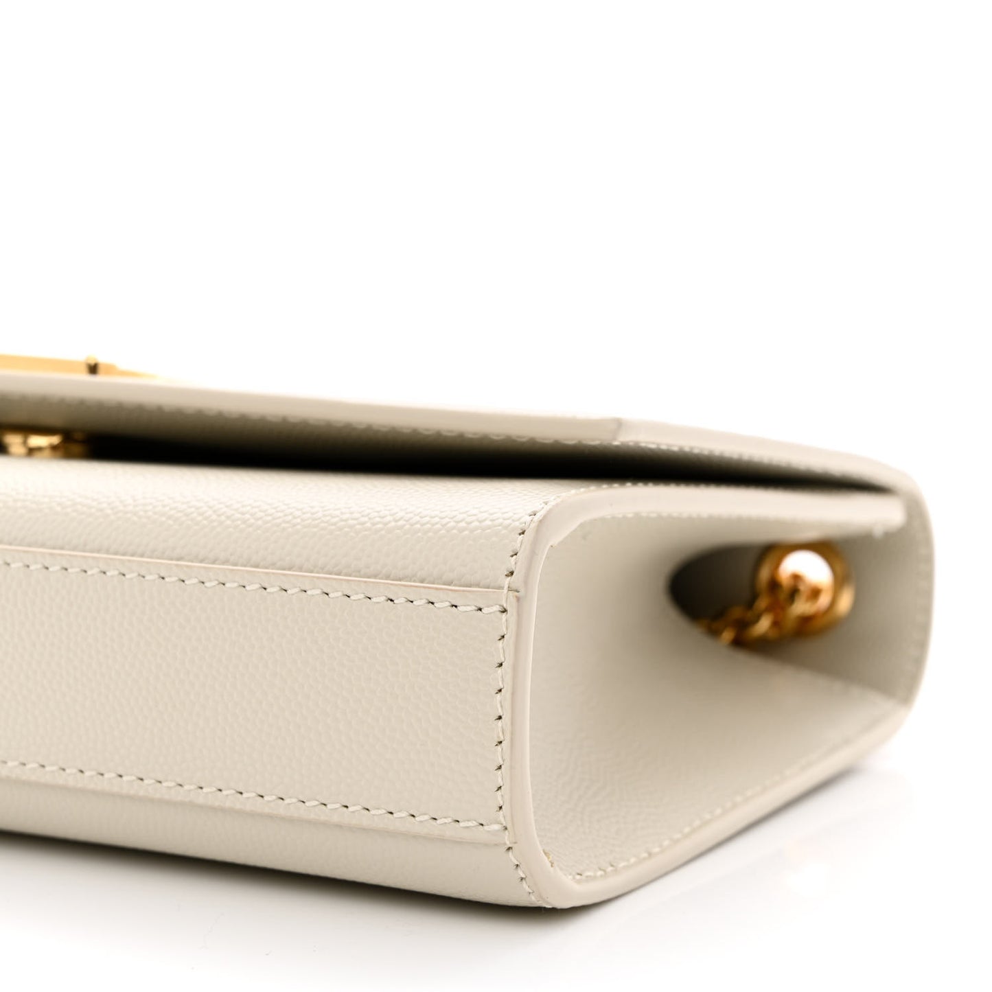Grain De Poudre Small Monogram Kate Satchel Crema Soft