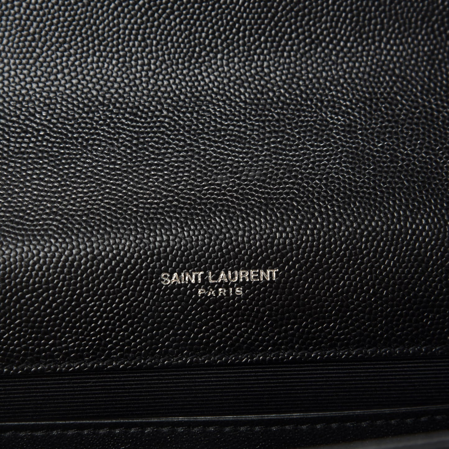 Grain De Poudre Medium Classic Monogram Kate Satchel Black