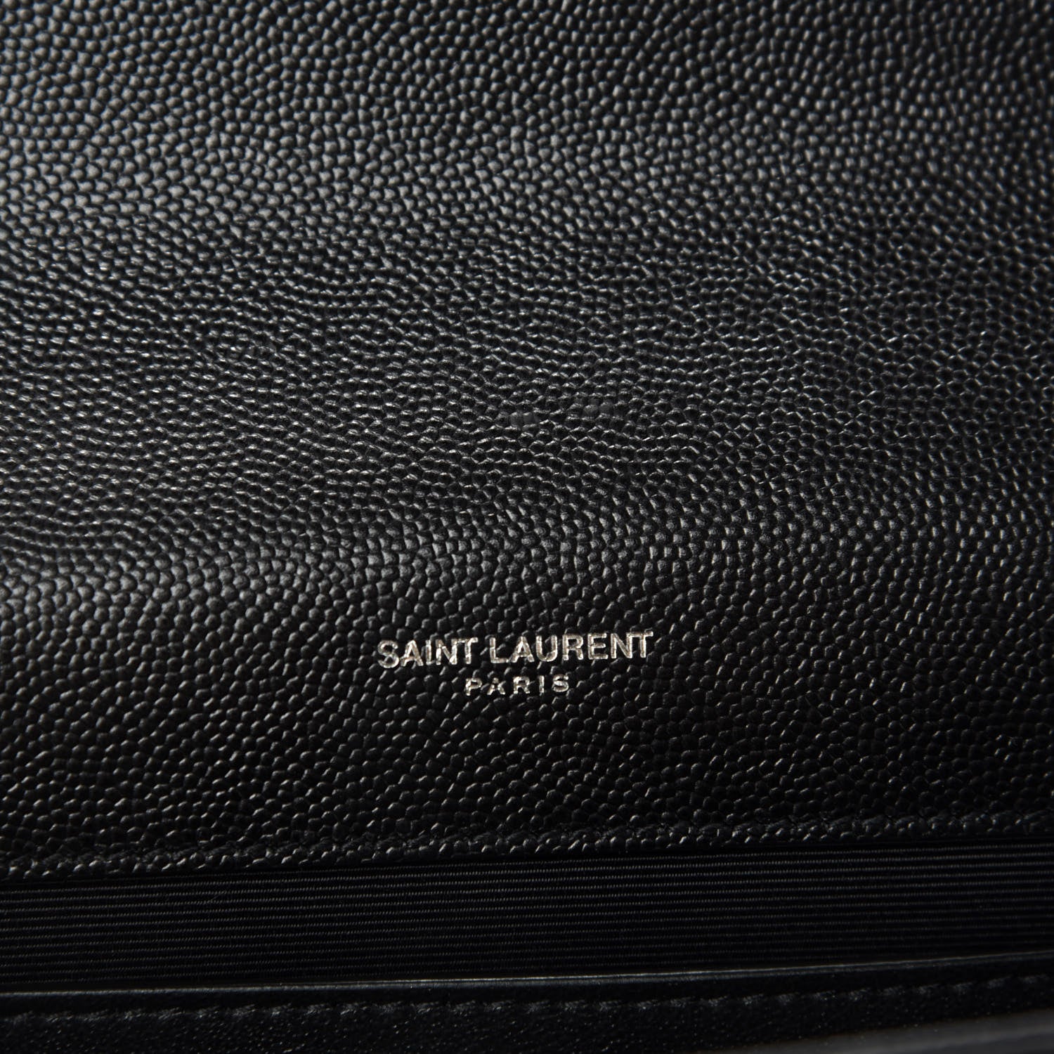 Saint Laurent Grain De Poudre Medium Classic Monogram Kate Satchel Black 9 of 11
