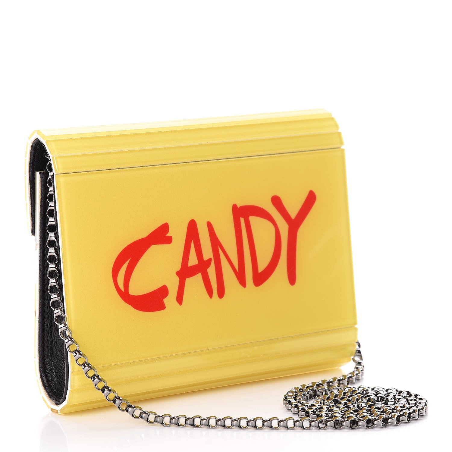 Jimmy Choo Acrylic You Are What You Wear Candy Clutch Yellow Multi 3 of 11