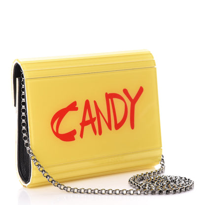 Jimmy Choo Acrylic You Are What You Wear Candy Clutch Yellow Multi 3 of 11