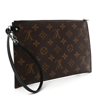 Louis Vuitton Monogram Low Key Hobo MM Pochette Black 3 of 6