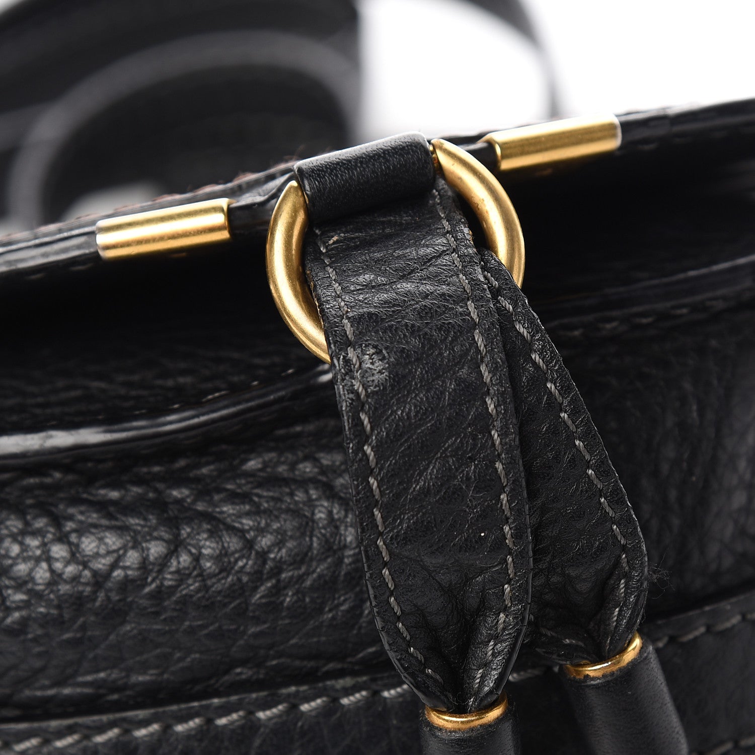 Chloe Calfskin Mini Marcie Round Crossbody Bag Black 10 of 11