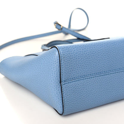 Gucci Dollar Calfskin Mini Swing Top Handle Bag Mineral Blue 7 of 9