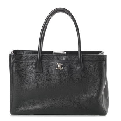 Chanel Calfskin Cerf Executive Shopper Tote Black 1 of 15
