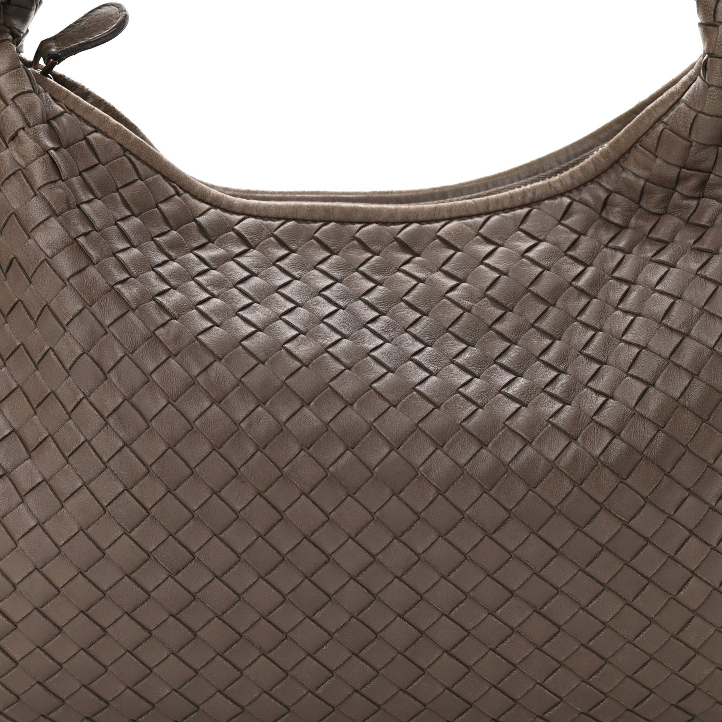 Nappa Intrecciato Medium Veneta Hobo Shadow