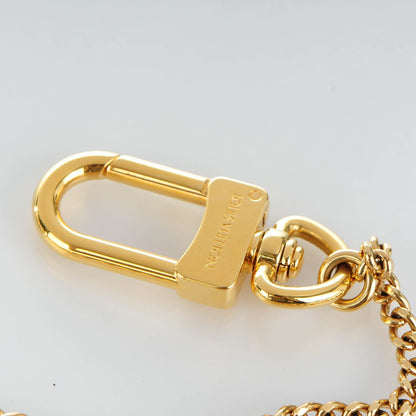 Louis Vuitton Metal Pochette Extender Key Ring Chain Gold 4 of 5