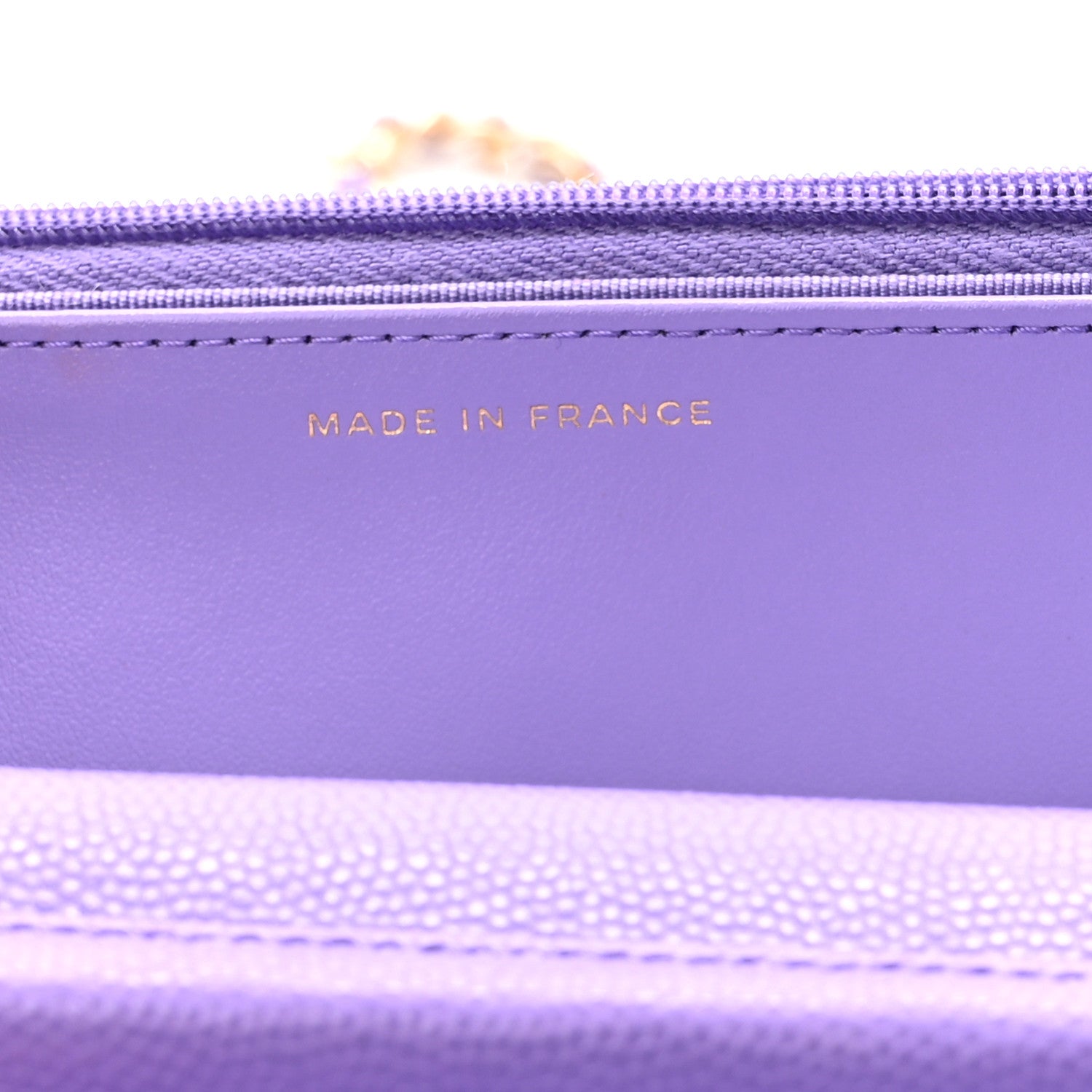 Chanel Caviar Quilted Wallet On Chain WOC Purple 7 of 12