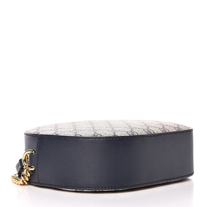 Gucci GG Supreme Monogram Mini Chain Shoulder Bag Beige Blue 4 of 12